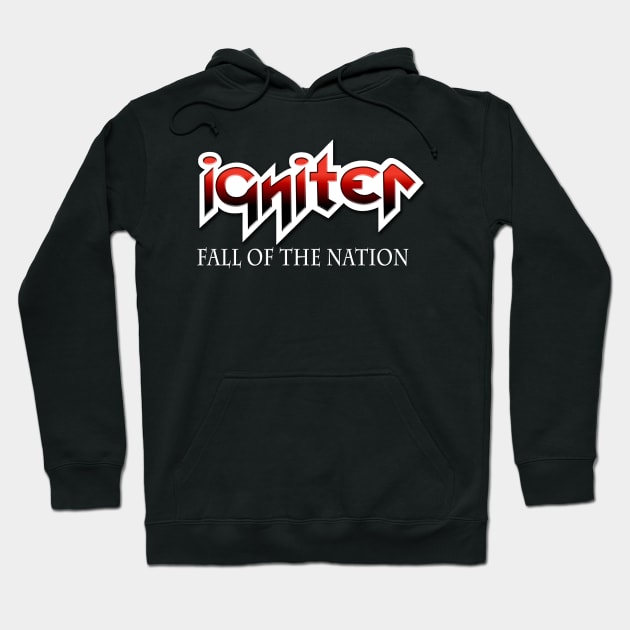 Igniter White Border Hoodie by Ront2017